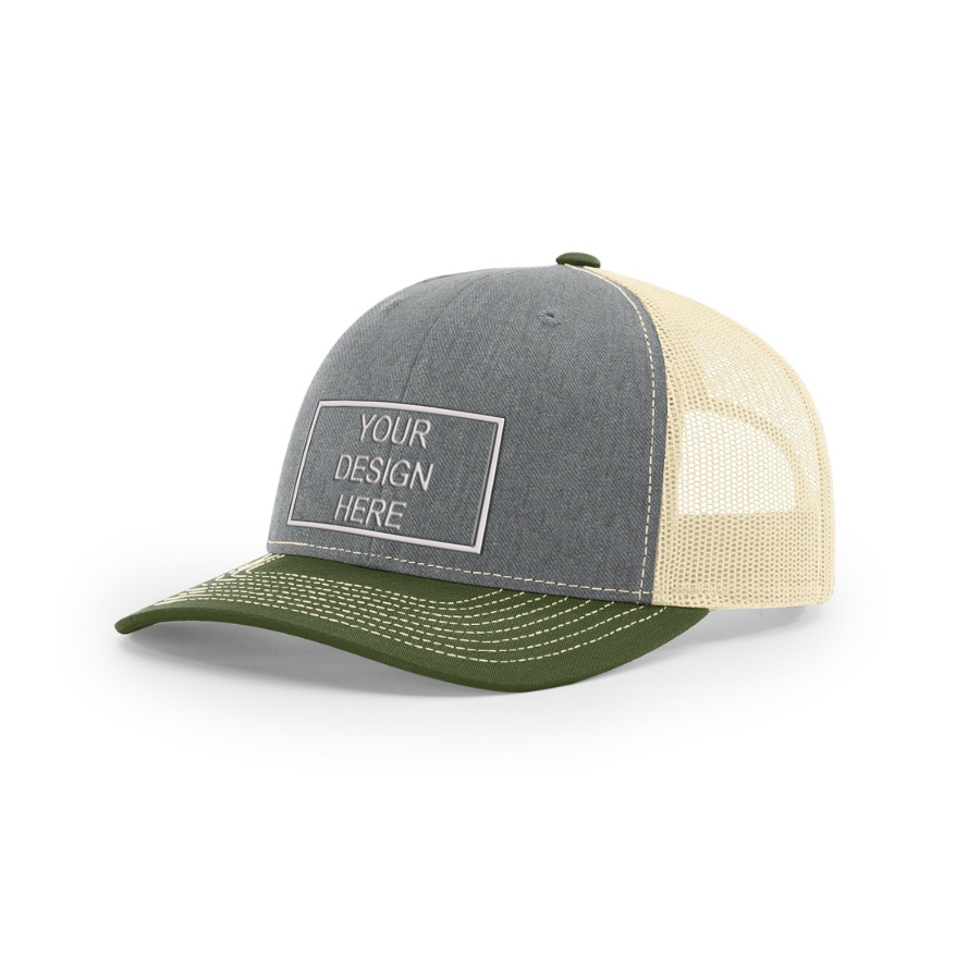 Tri-Color: Heather Grey/Birch/Army Olive