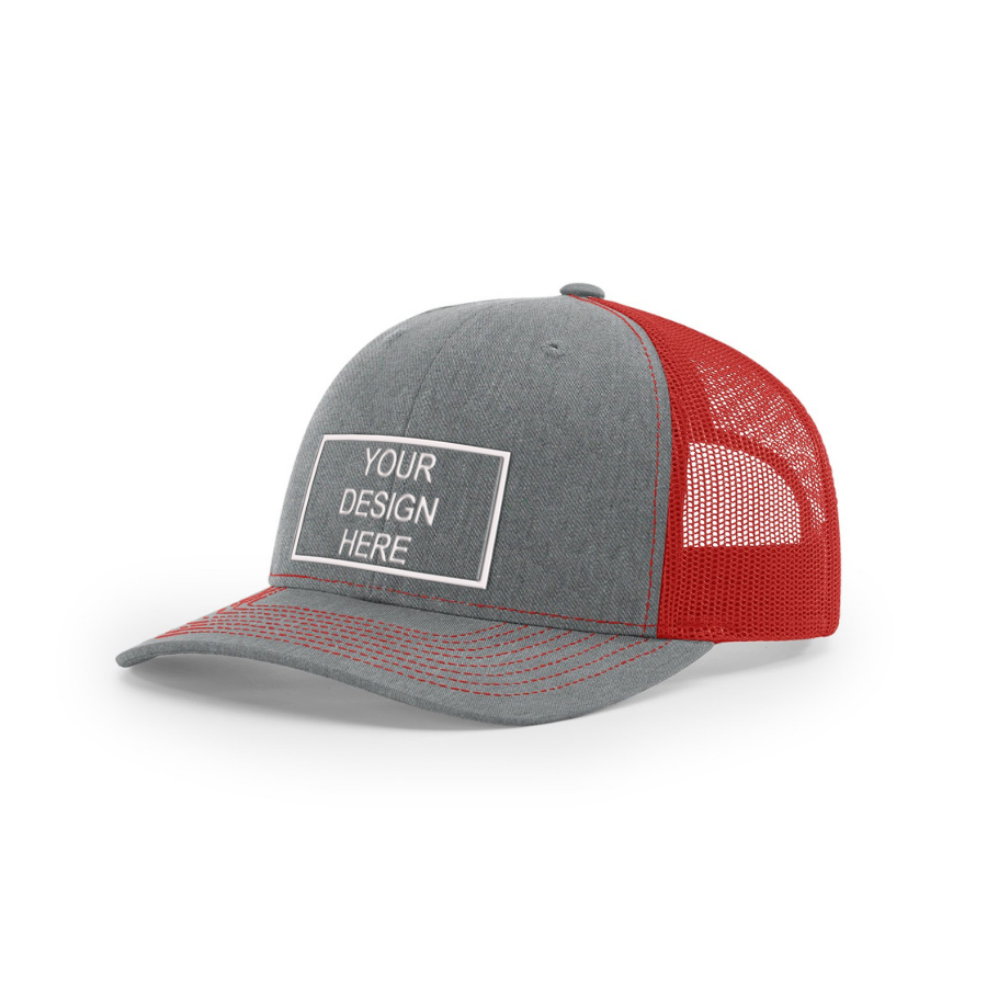 Split: Heather Grey/Red